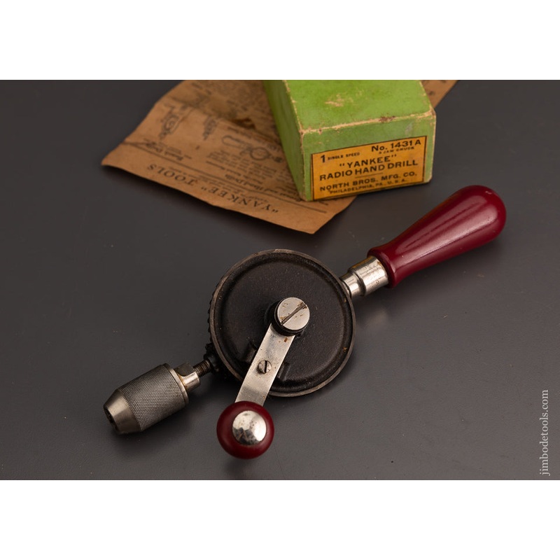 YANKEE No. 1431A Yankee Radio Hand Drill Mint in Box — 103123 –